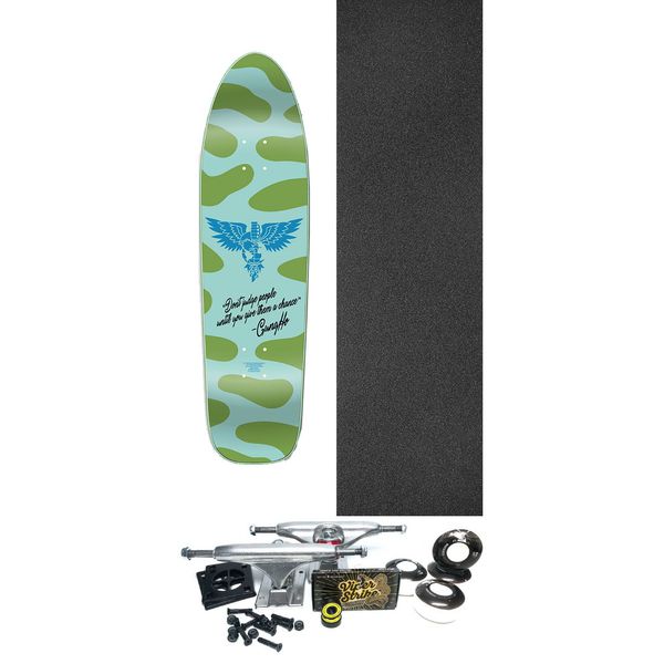 StrangeLove Skateboards Super 7 G.I. Joe Cruiser Skateboard Deck - 8.5" x 31.8" - Complete Skateboard Bundle